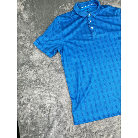 Men’s Nike Dri‑FIT Victory Golf Polo L Bright Blue Short Sleeve – Excellent - Picture 6 of 10